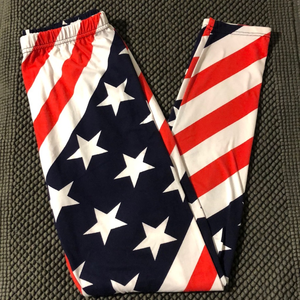 Stars and Stripes! American Flag Leggings!
